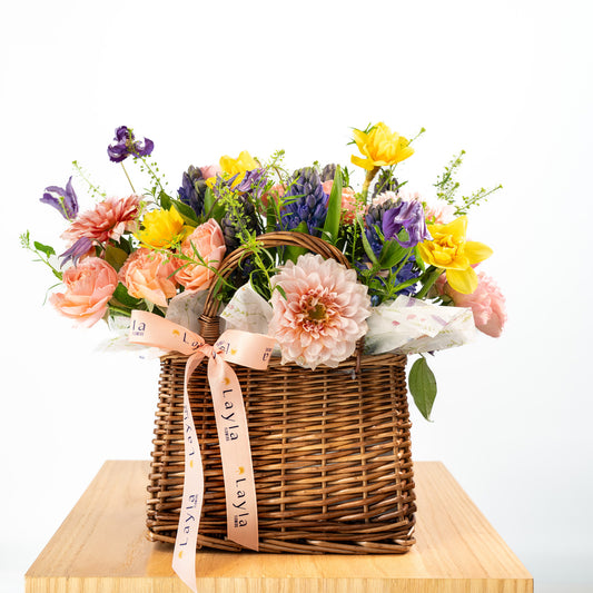 Petite Woven Bloom Basket