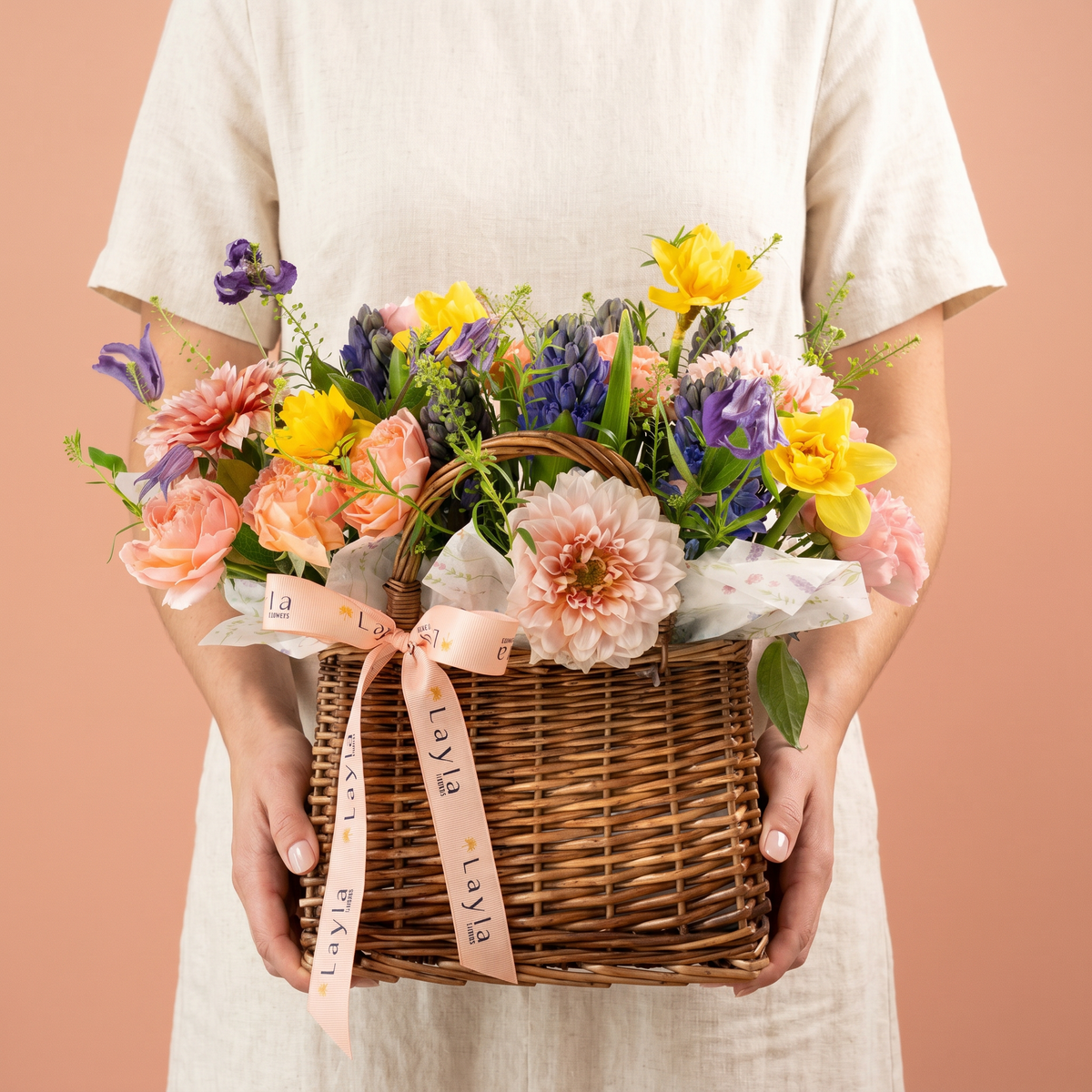 Petite Woven Bloom Basket