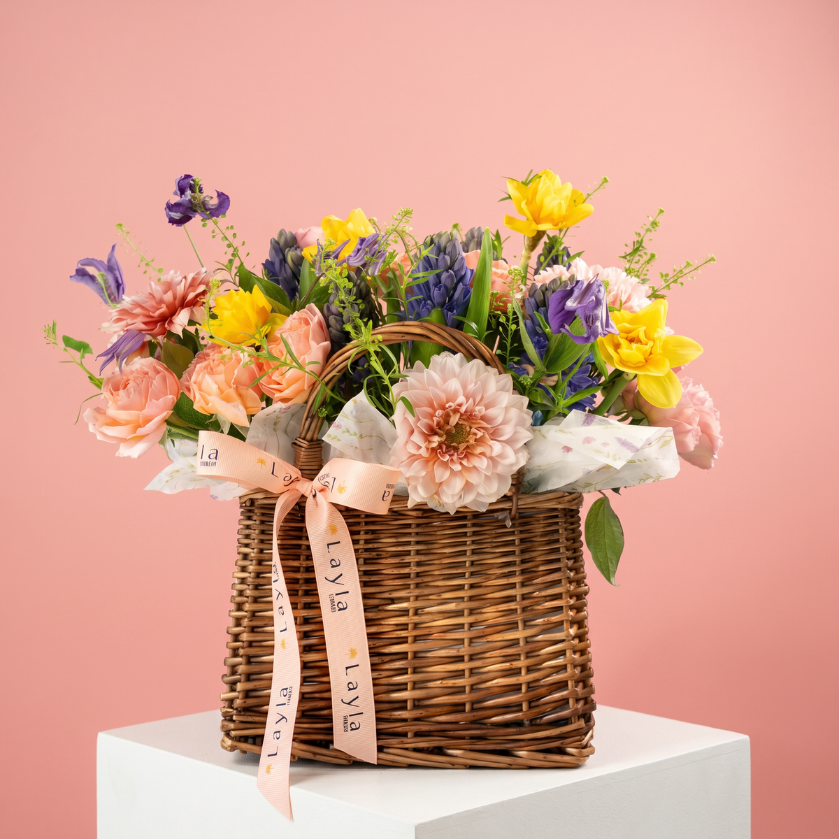 Petite Woven Bloom Basket