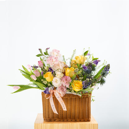 Chic Spring Woven Basket