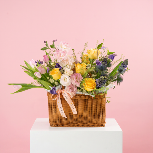 Chic Spring Woven Basket